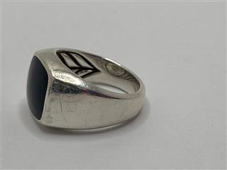 DAVID YURMAN Men's David Yurman Exotic Stone Signet Ring with Black Onyx SIZE 8